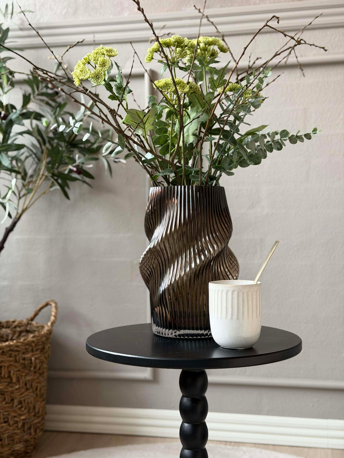 Sidebord - Sort 35xH40 cm
