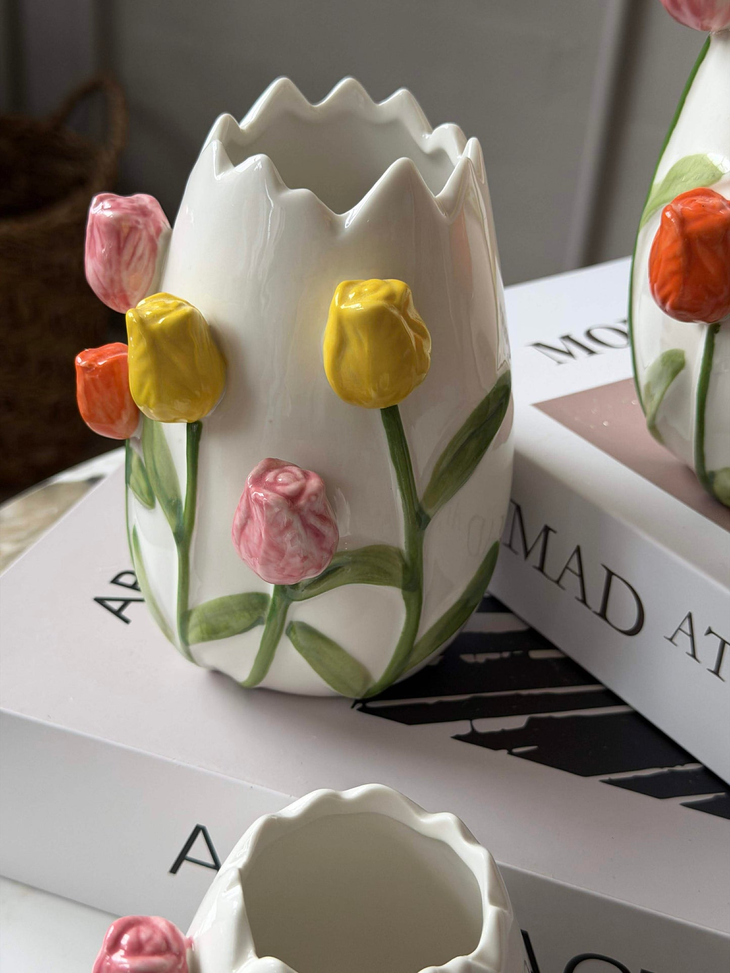 Vase med tulipaner - Flere størrelser
