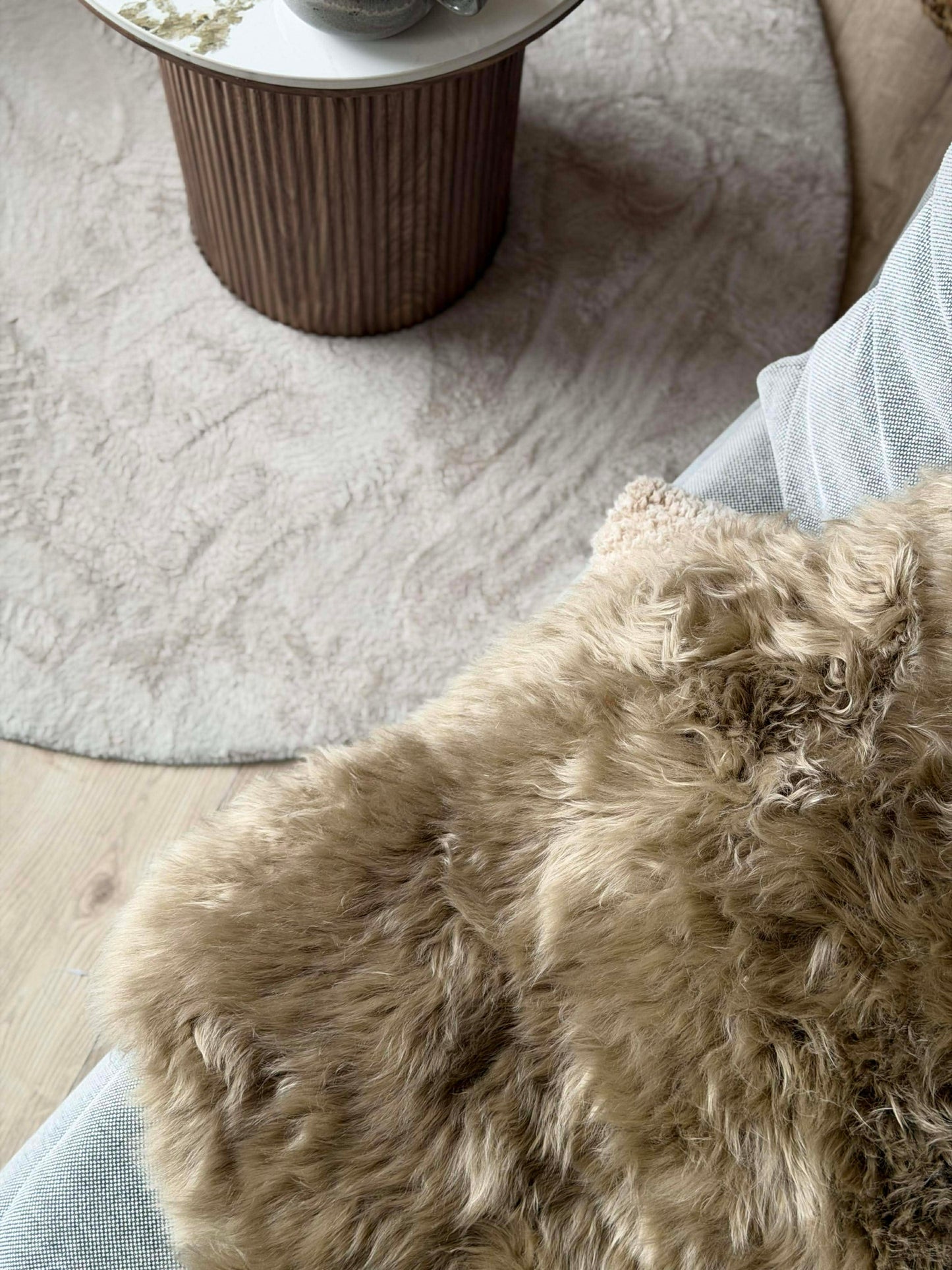 Lammeskind Taupe - 85x55cm