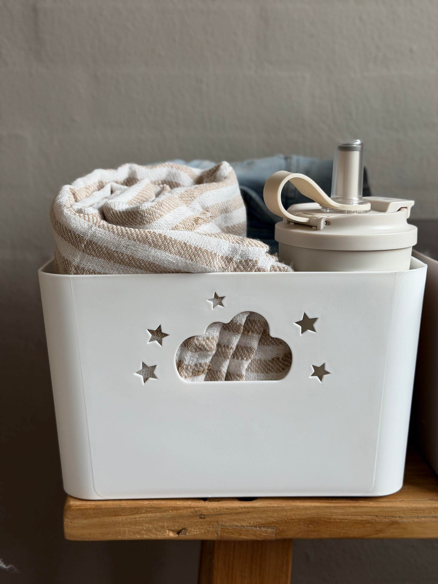 Opbevaringskasse Cloud 34x25cm - Flere farver