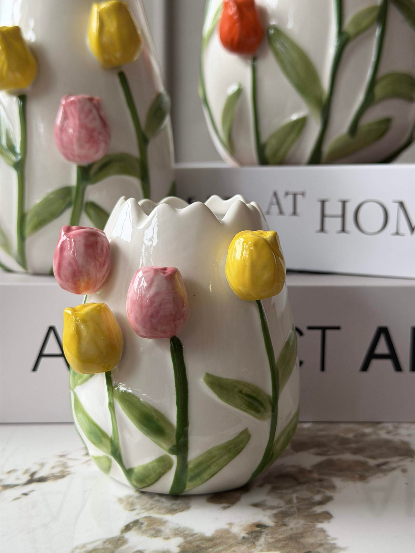 Vase med tulipaner - Flere størrelser