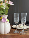 Chanpagne glas - 2 stk