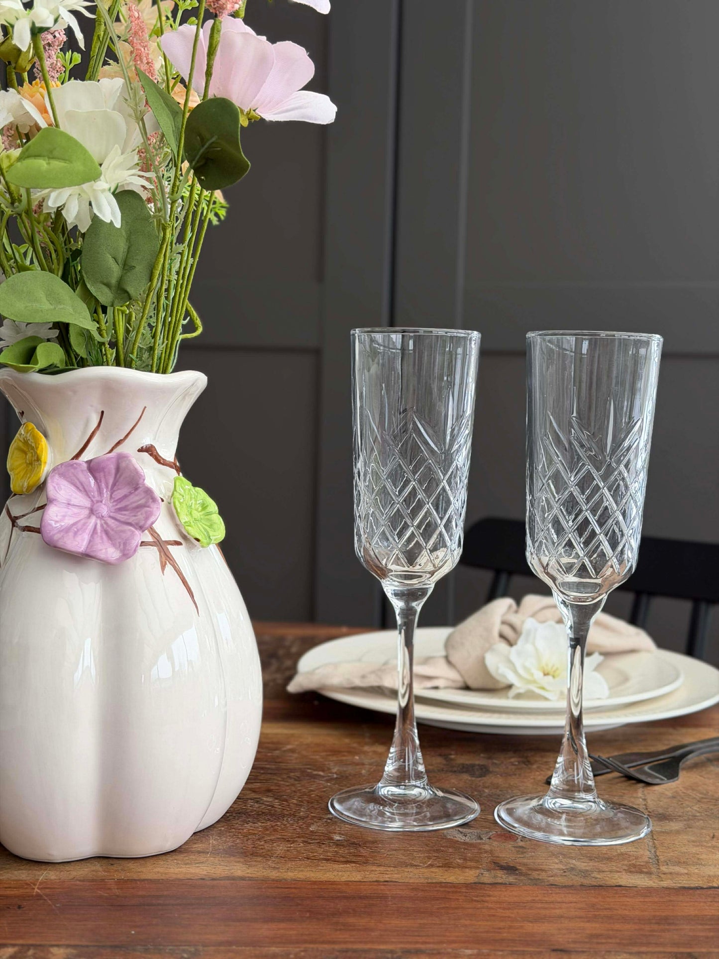 Chanpagne glas - 2 stk