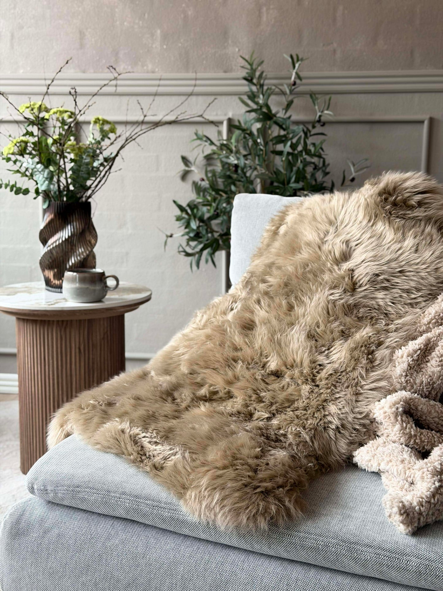 Lammeskind Taupe - 85x55cm