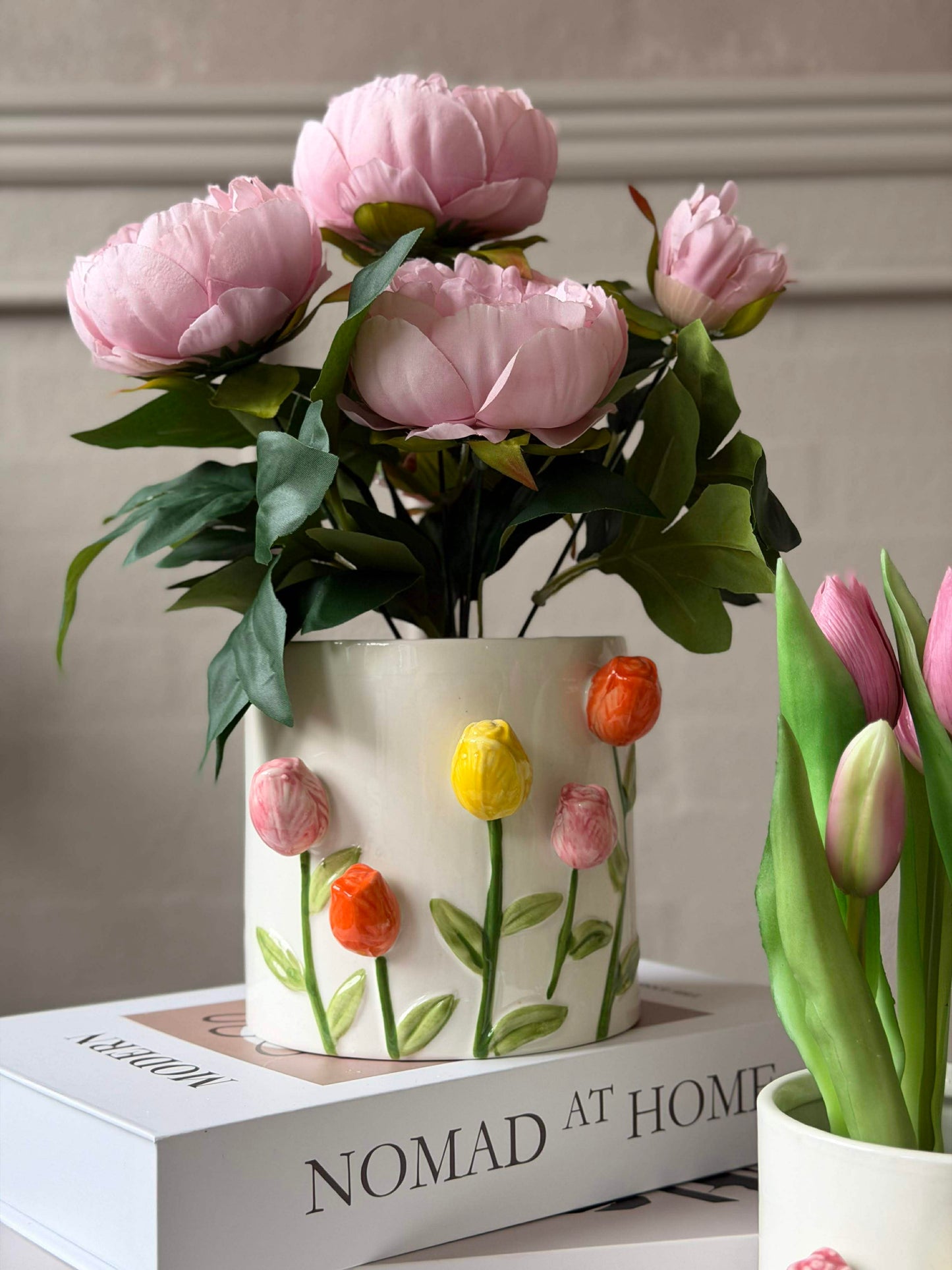Skjuler med tulipaner - flere størrelser