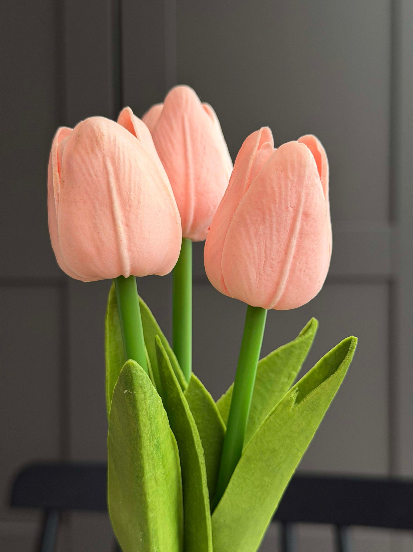 Tulipaner med lys - Rosa