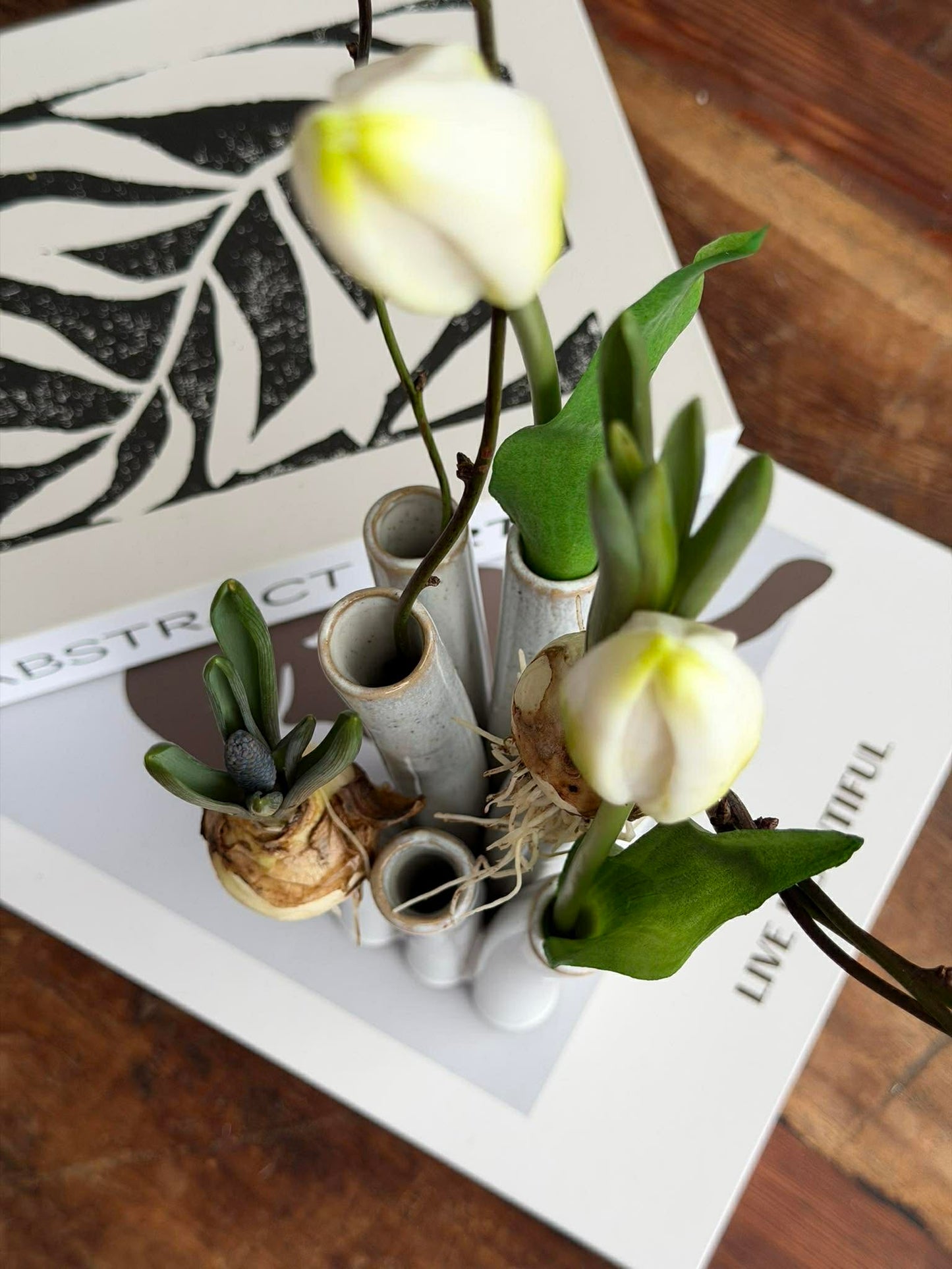 Vase Round Hvid