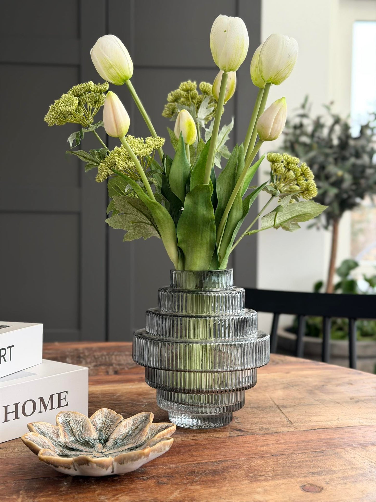 Vase Tornado Grå - Flere størrelser