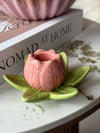 Lysestage tulipan - Rosa