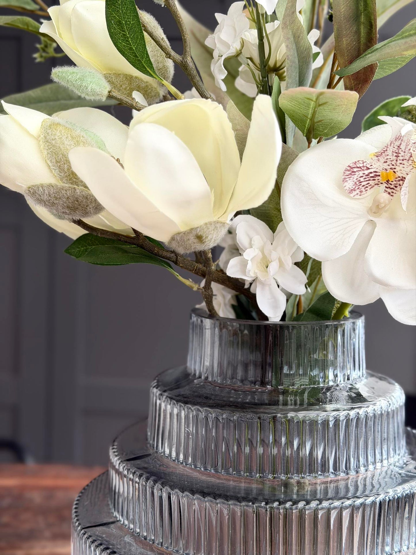 Vase Tornado Grå - Flere størrelser