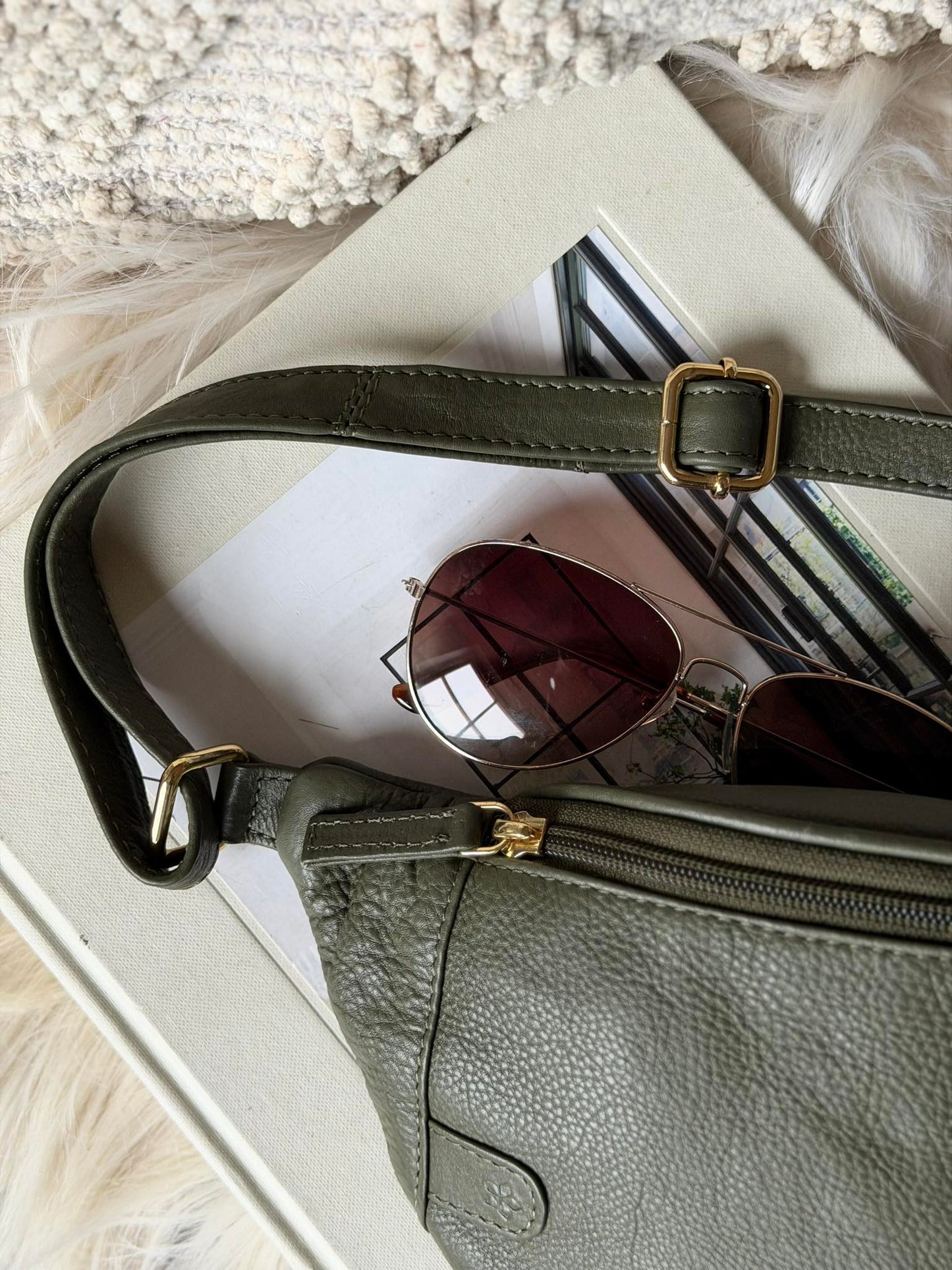 Bumbag Misse - Army / Gold