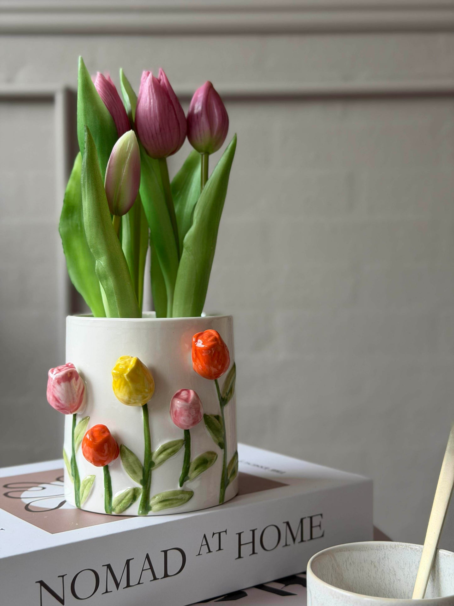 Skjuler med tulipaner - flere størrelser
