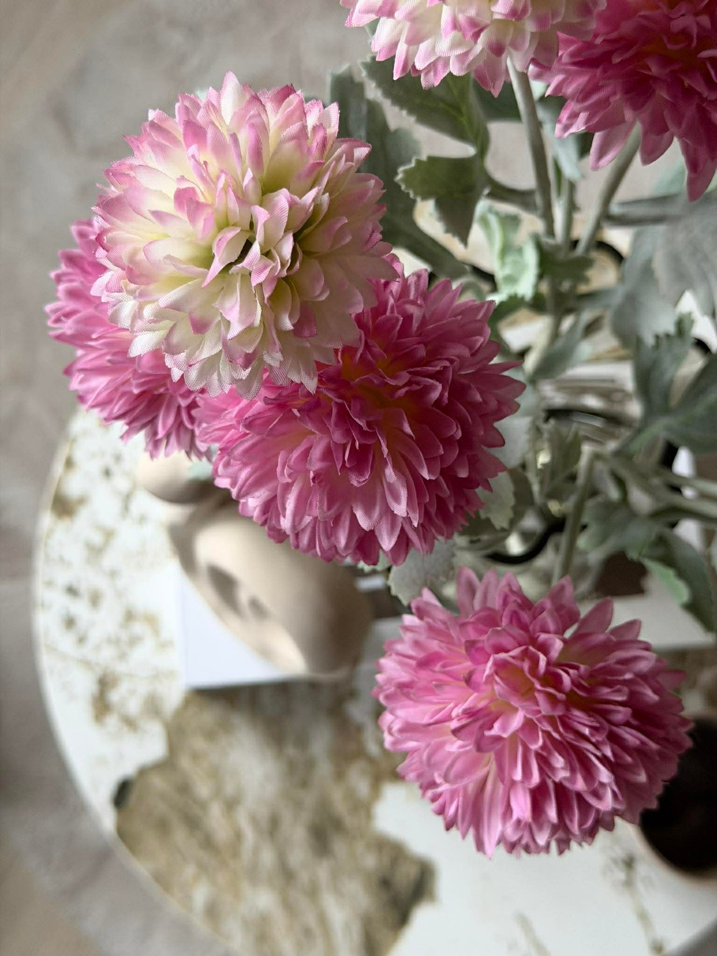 Prydløg stilk 60 cm - Rosa