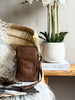 Mobiltaske Misse - Coffee / silver
