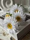 Marguerit stilk 60 cm - Hvid
