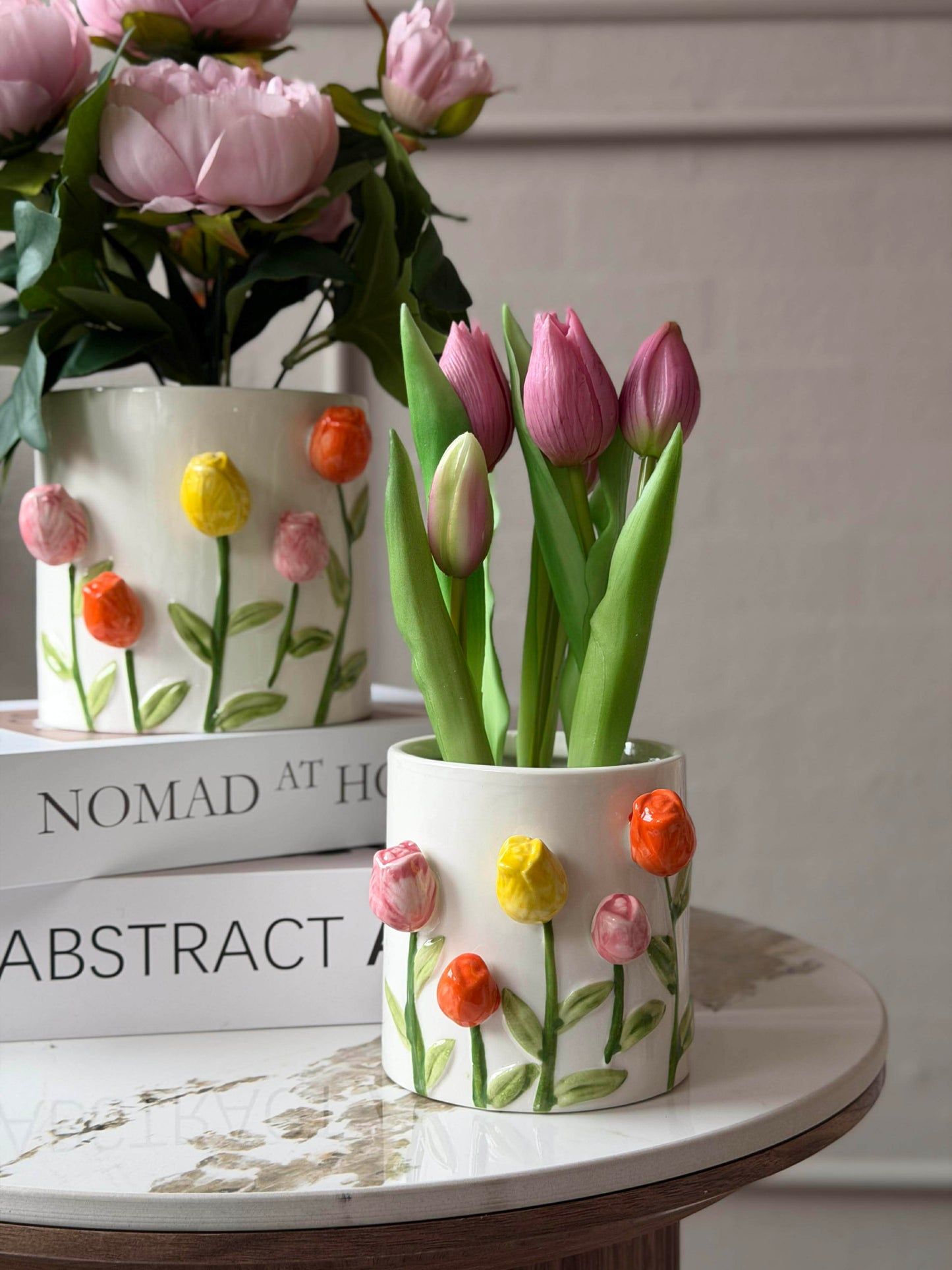 Skjuler med tulipaner - flere størrelser