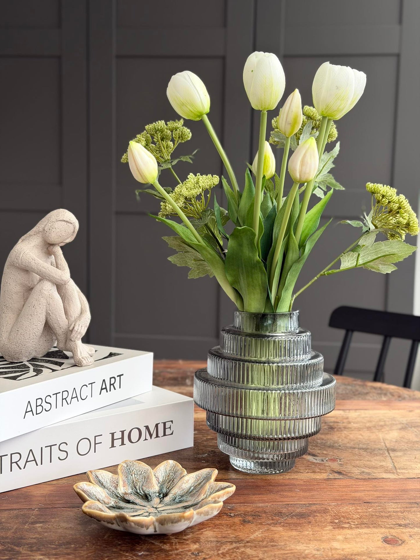 Vase Tornado Grå - Flere størrelser