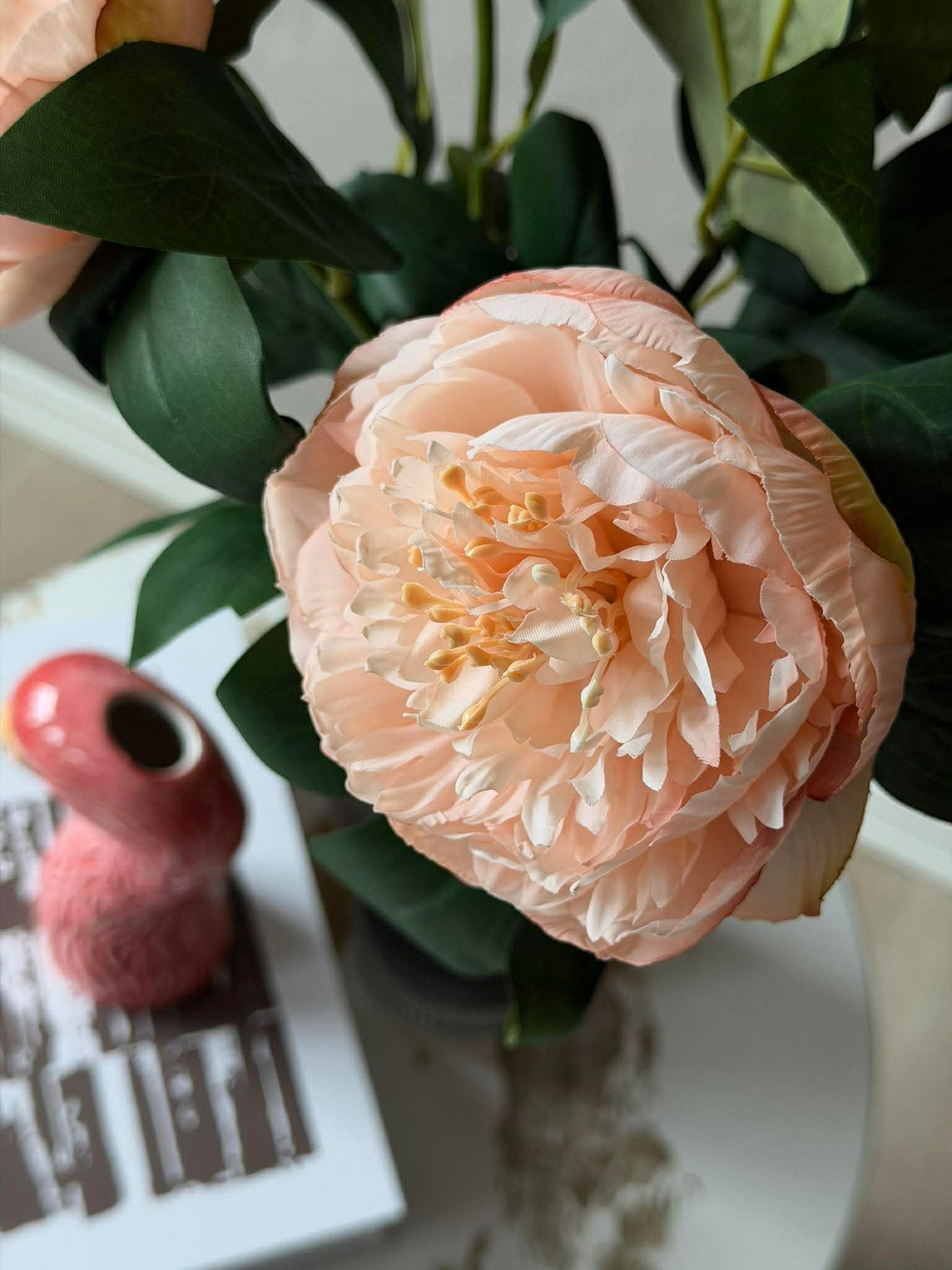 Blomst Pæon - Sart rosa 70cm