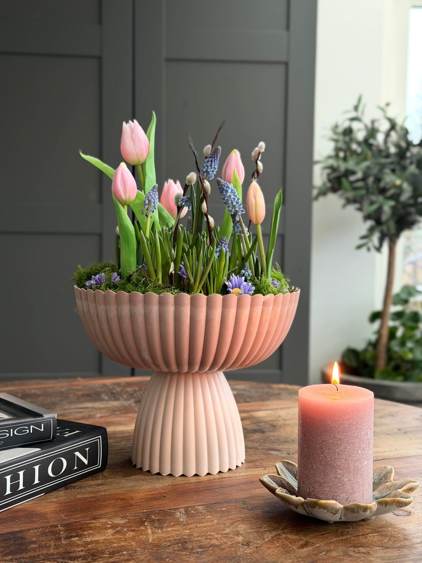 DIY opsats i beton look - Rosa