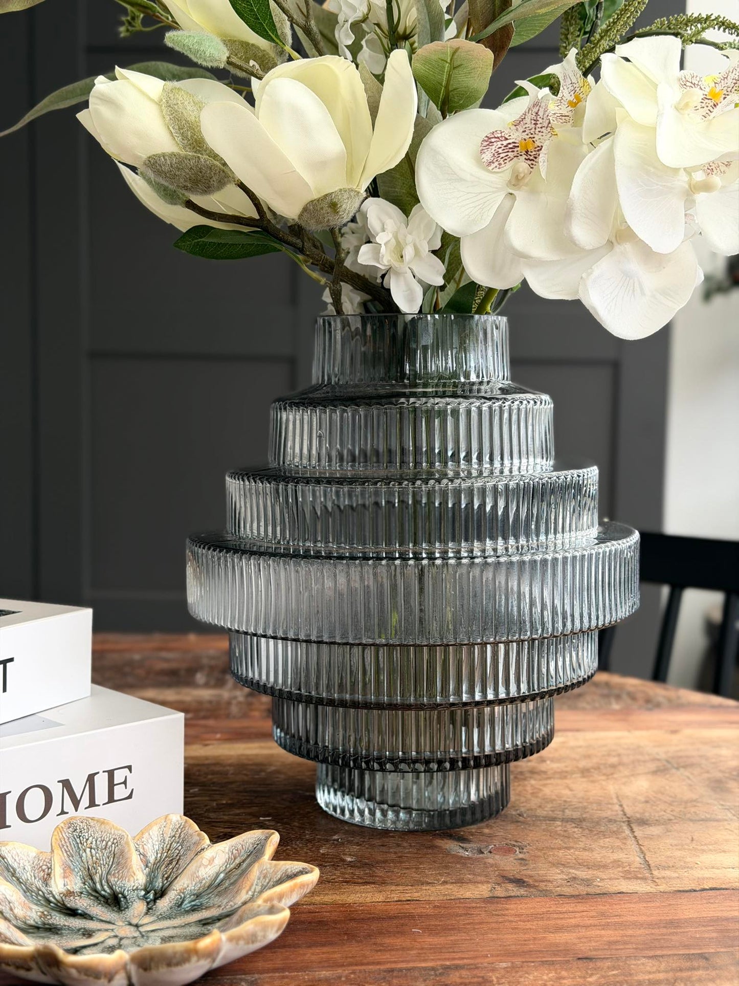 Vase Tornado Grå - Flere størrelser