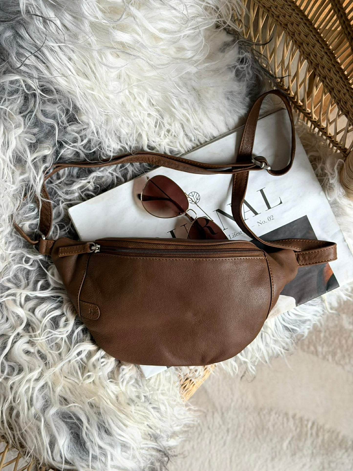 Bumbag Misse - Coffee / Silver
