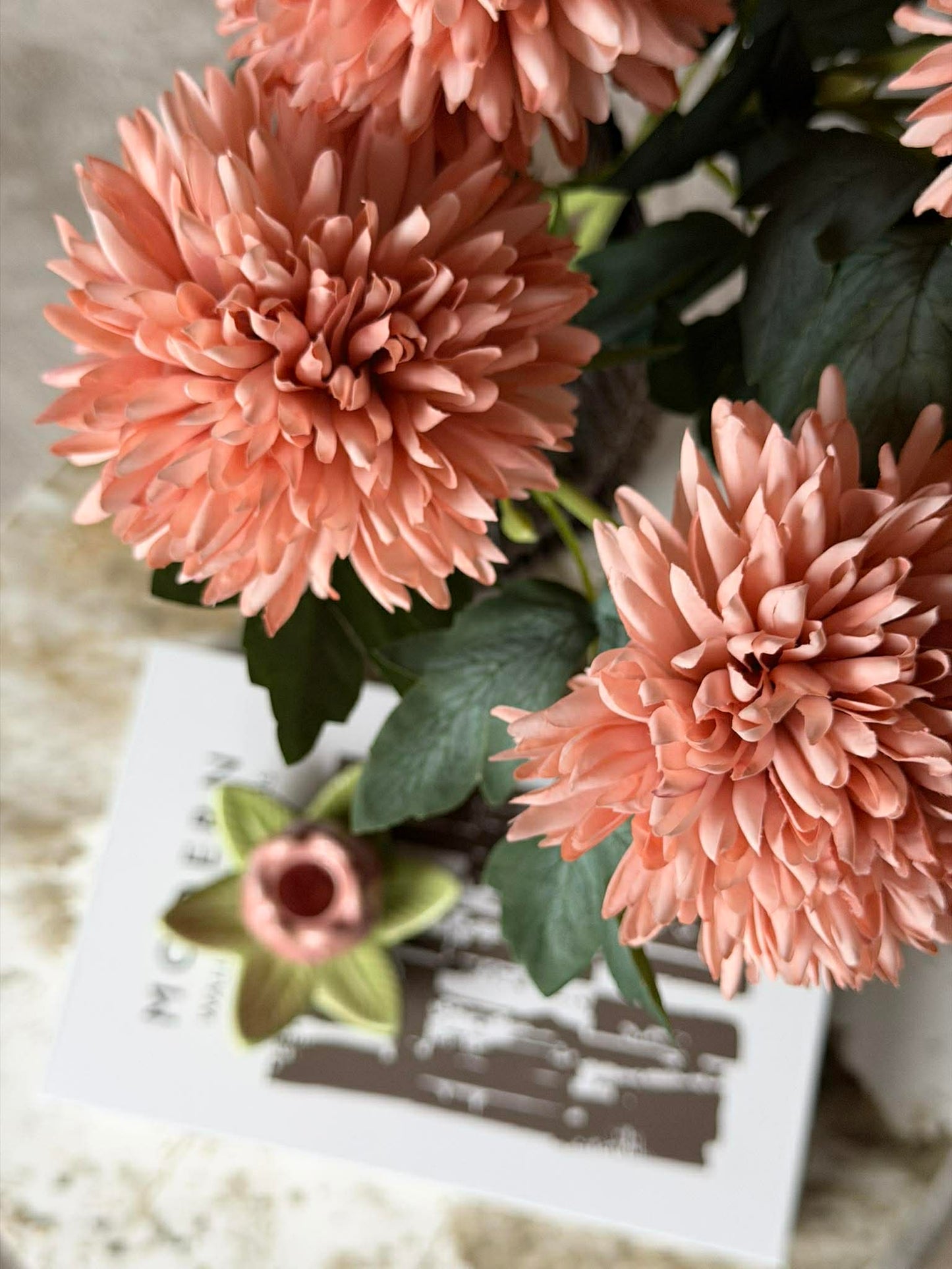 Blomst stilk 53 cm - Rosa