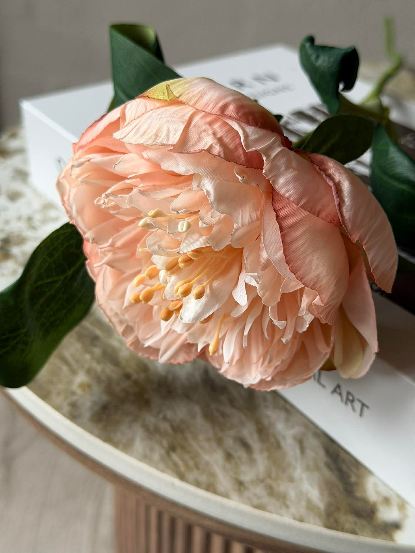 Blomst Pæon - Sart rosa 70cm