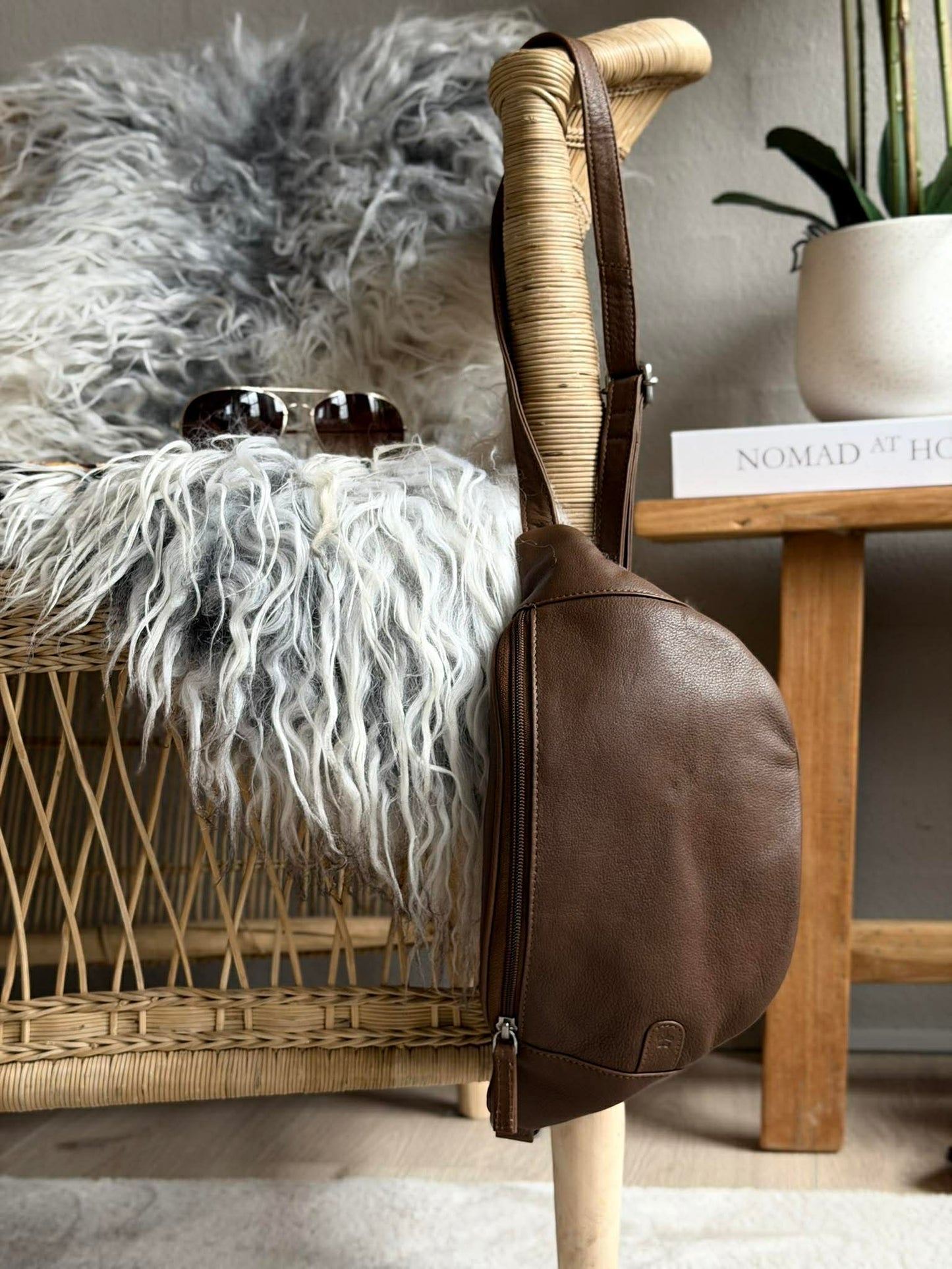 Bumbag Misse - Coffee / Silver