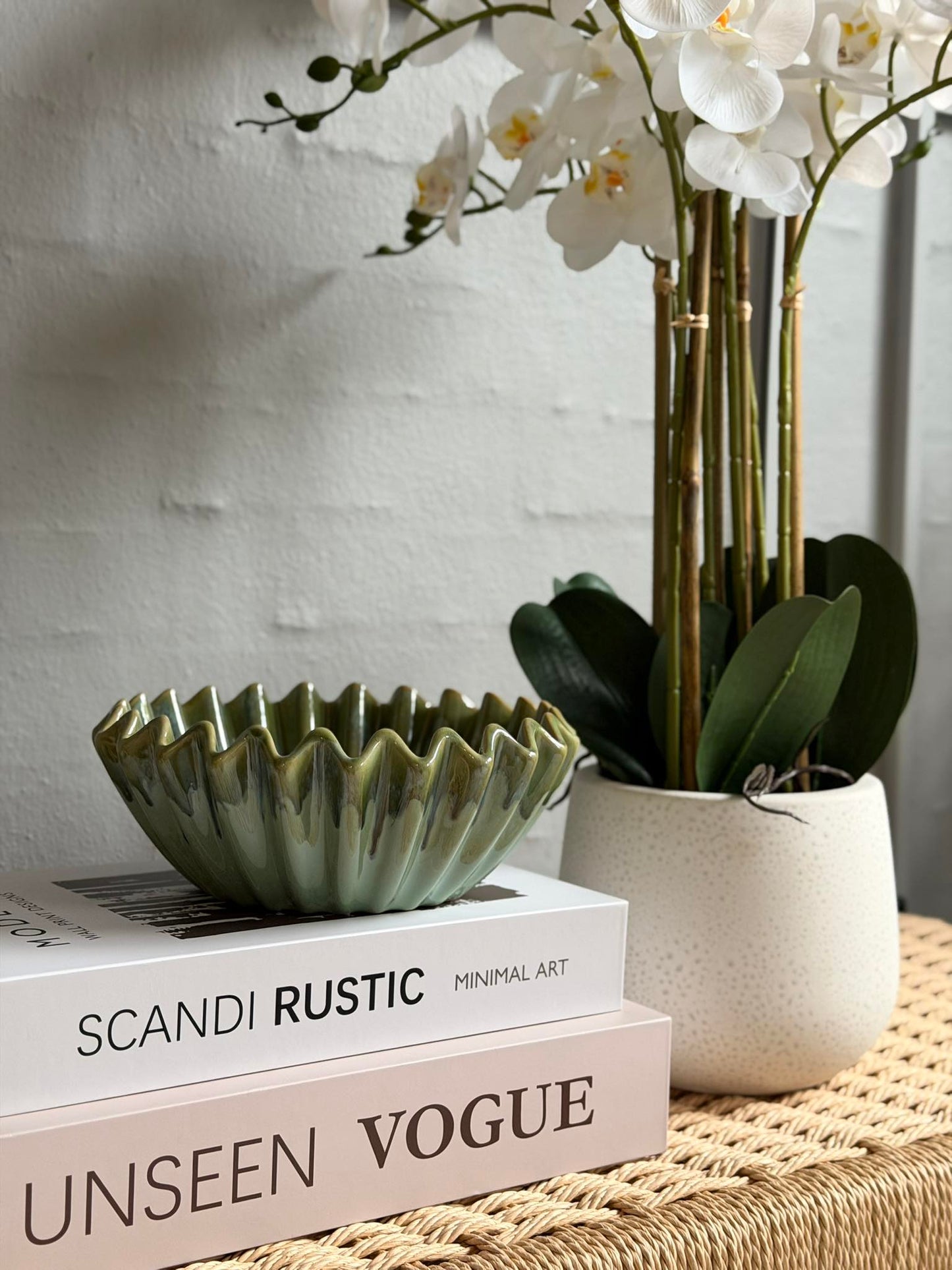 Orkidé i Potte 65 cm - Hvid