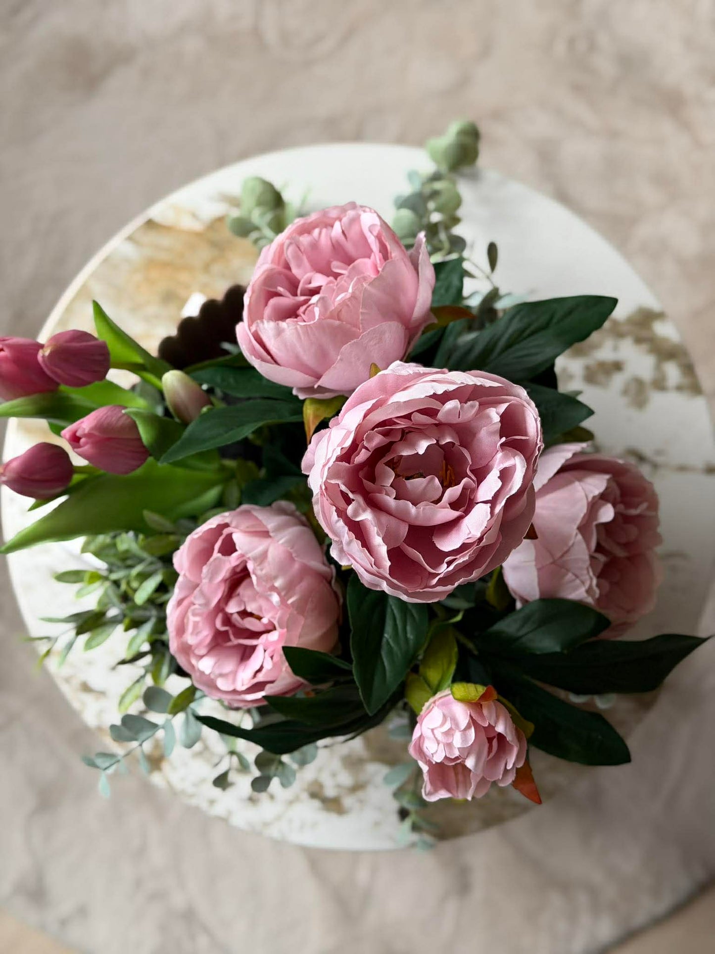Bowl i beton look - Rosa
