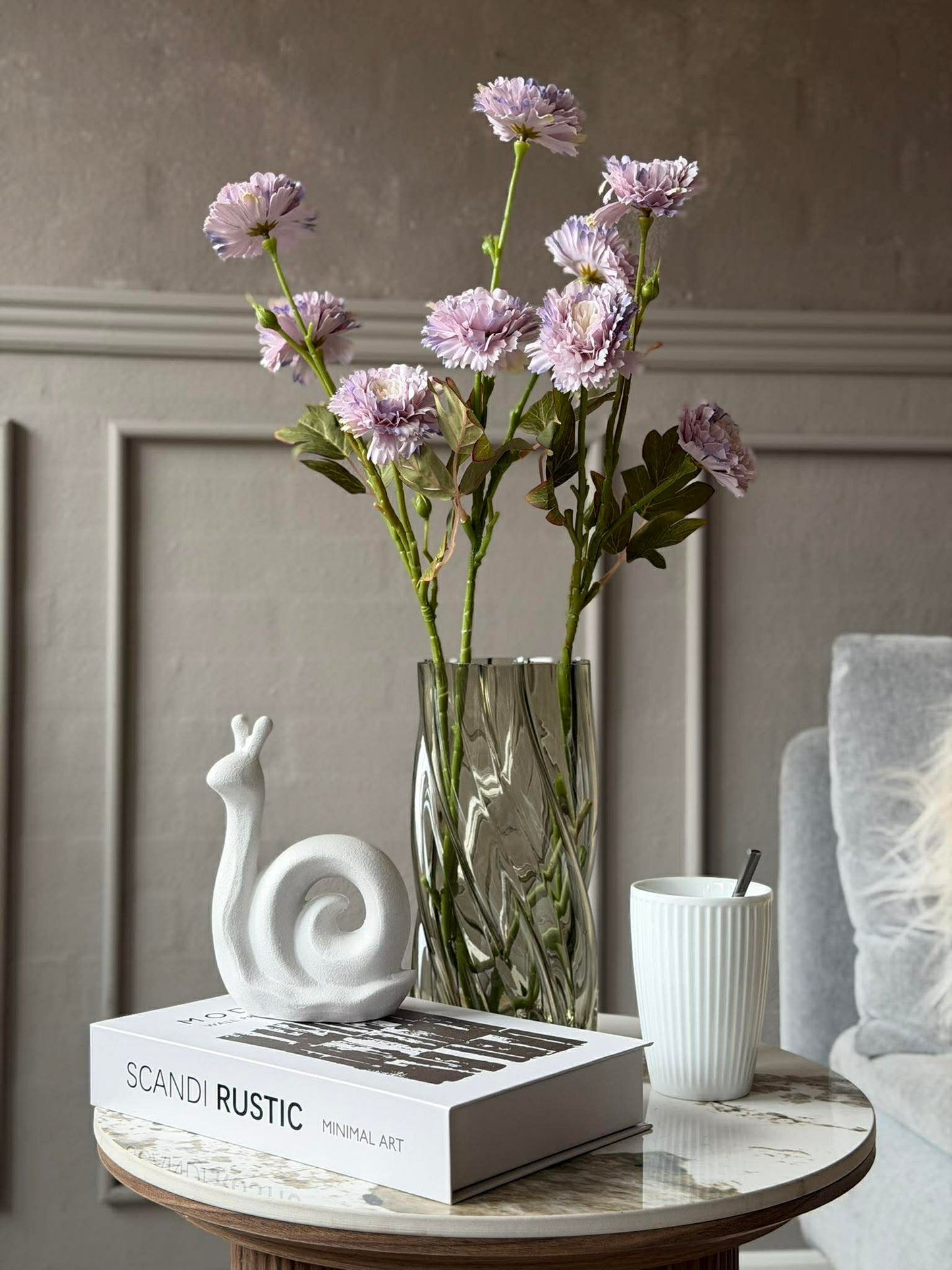 Blomst stilk 70 cm - Lilla