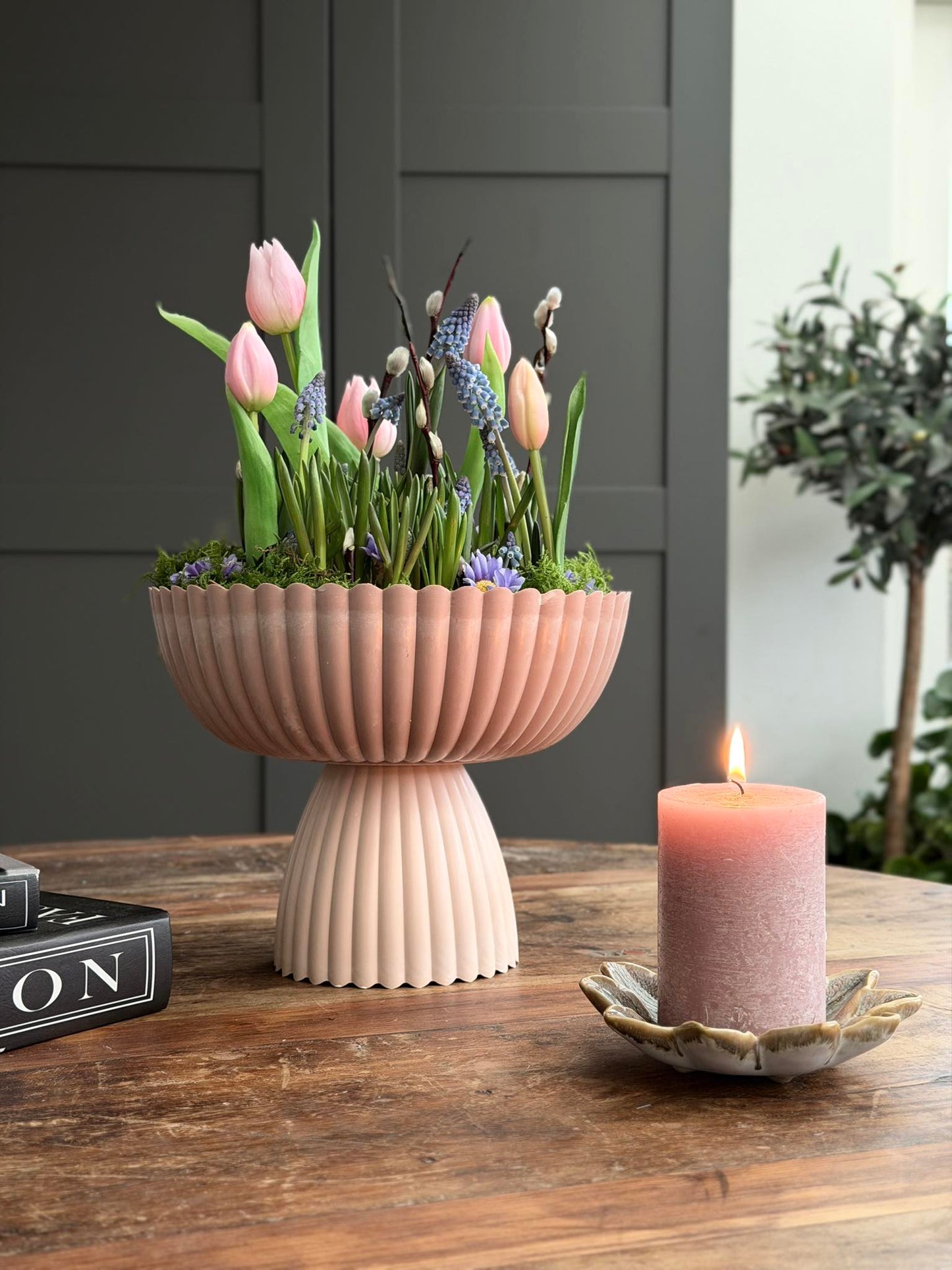 DIY opsats i beton look - Rosa
