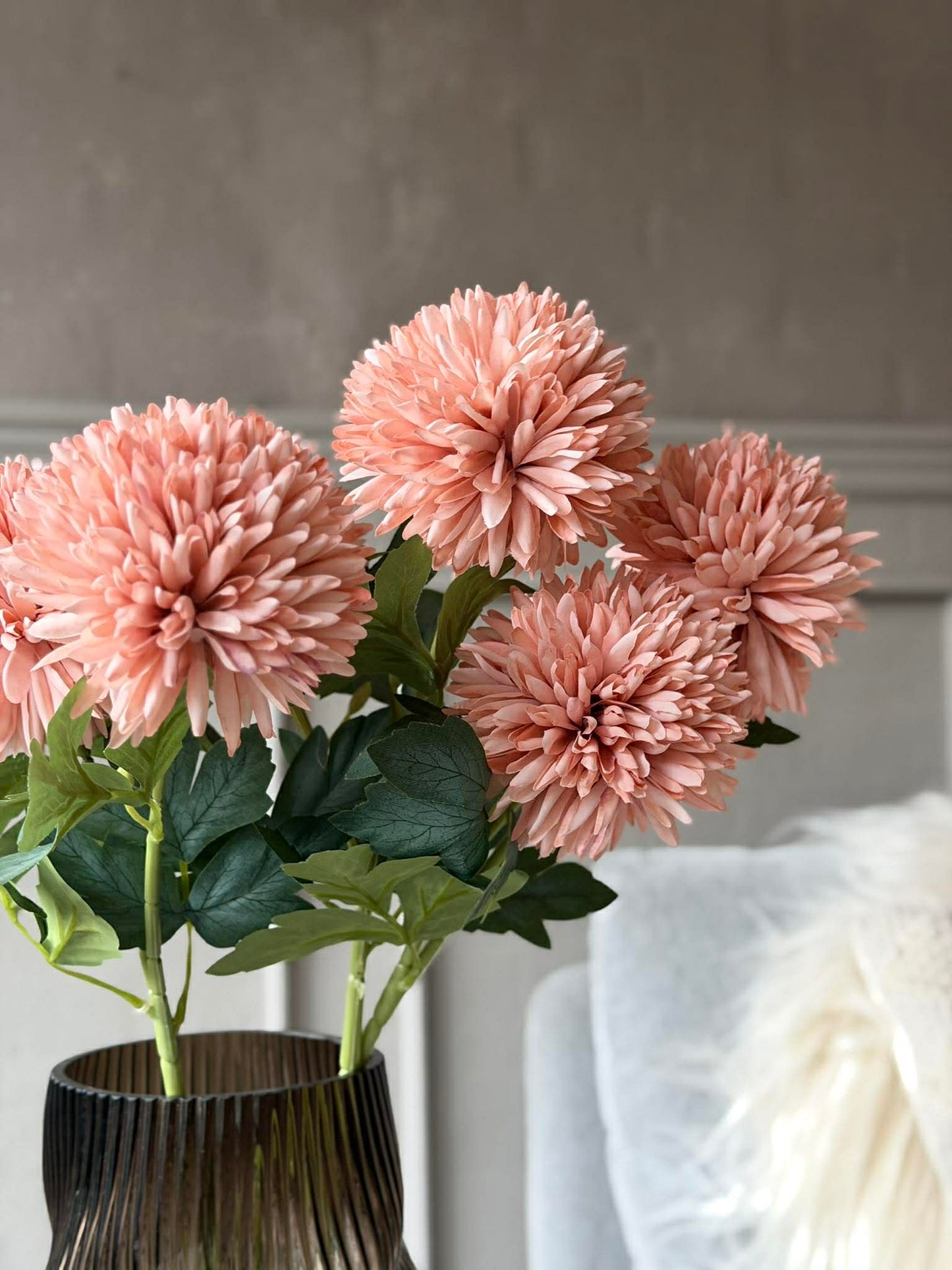 Blomst stilk 53 cm - Rosa