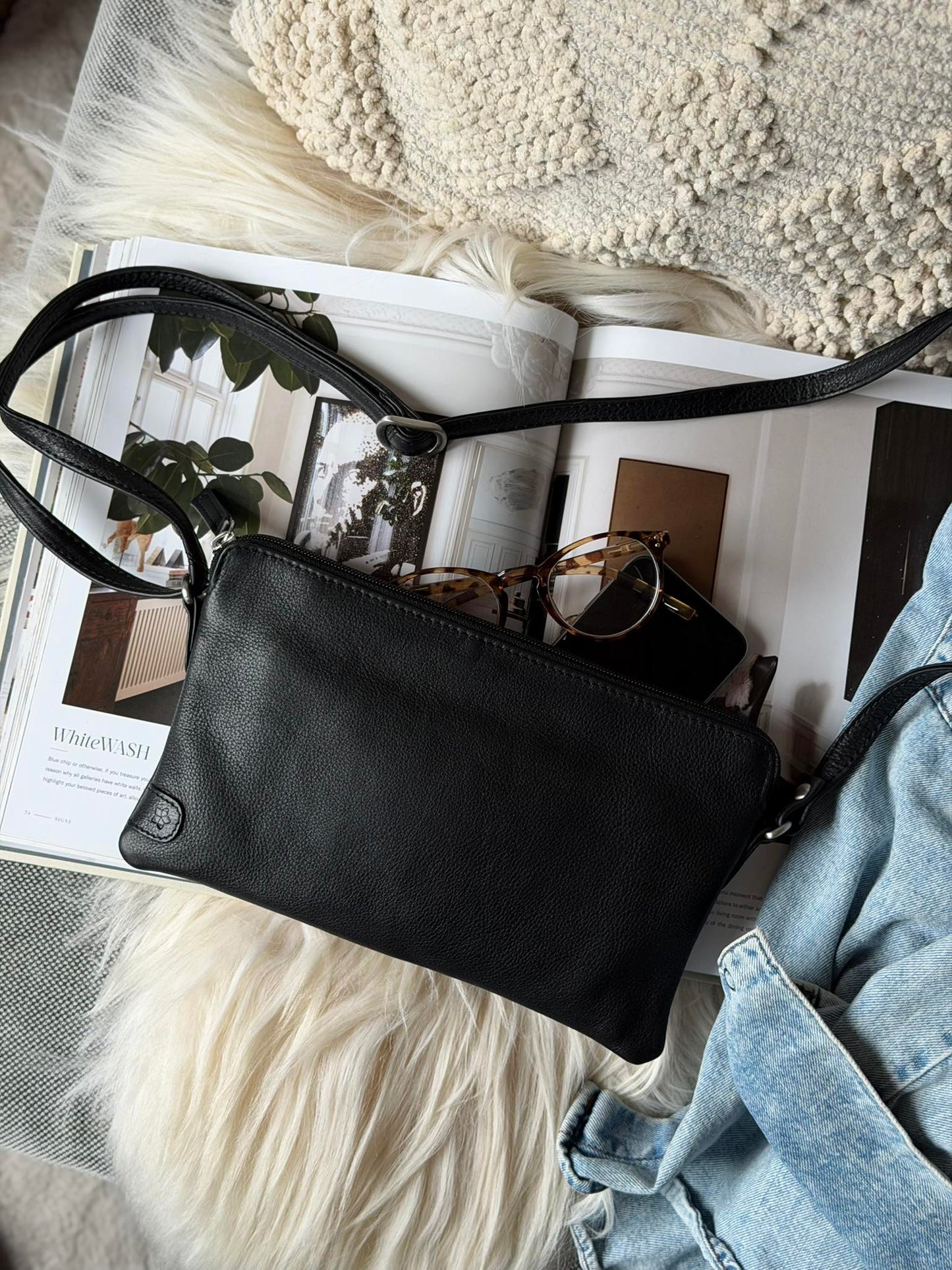 Clutch Misse - Black / Silver