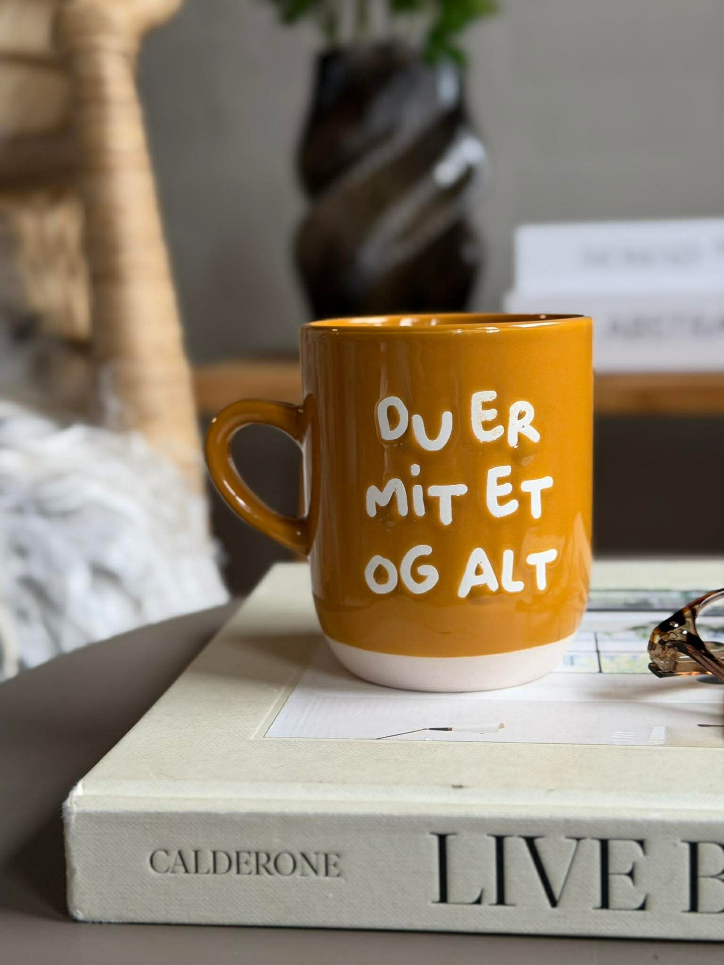 Krus DU ER MIT ET OG ALT - Gul