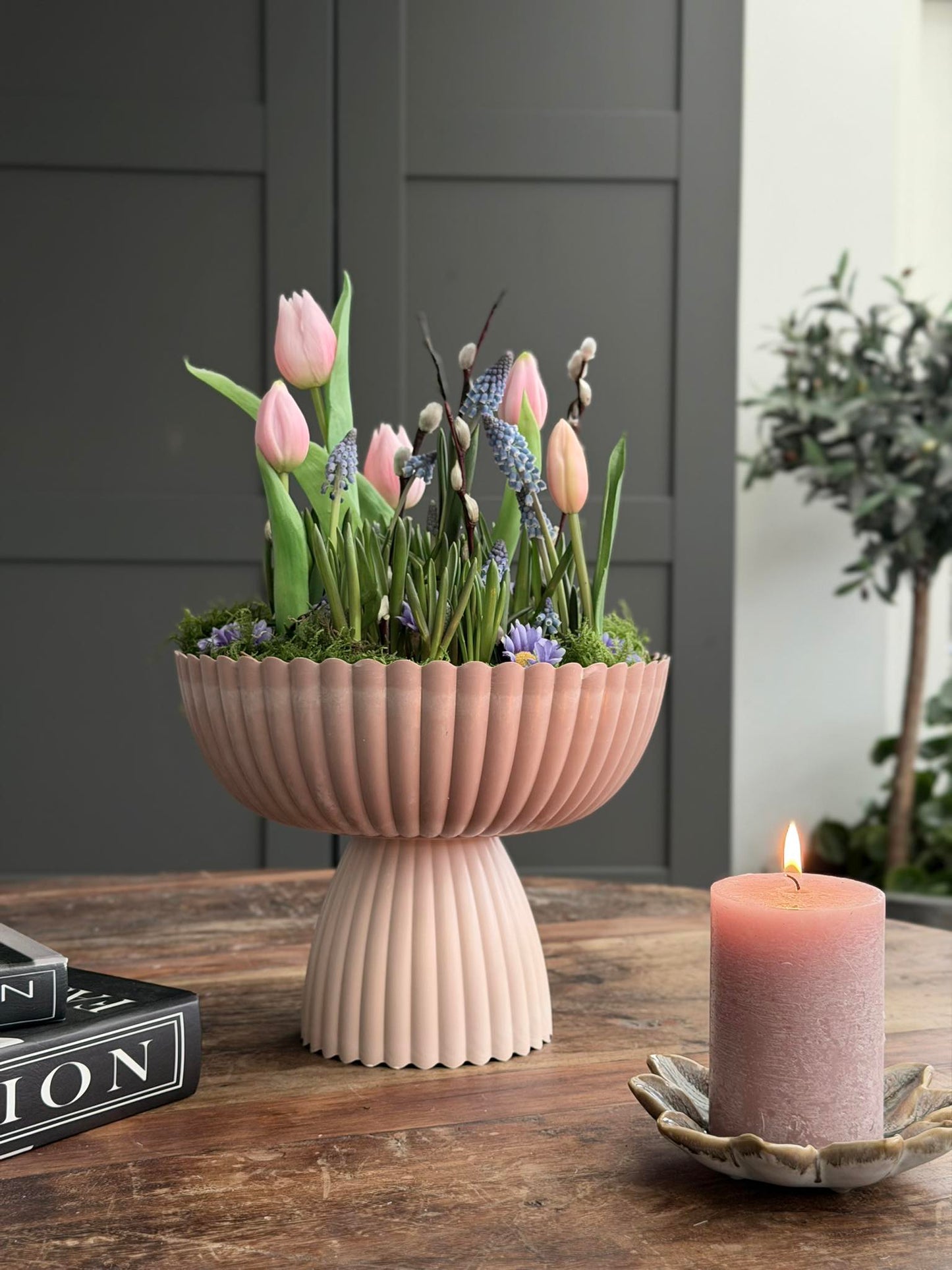 DIY opsats i beton look - Rosa