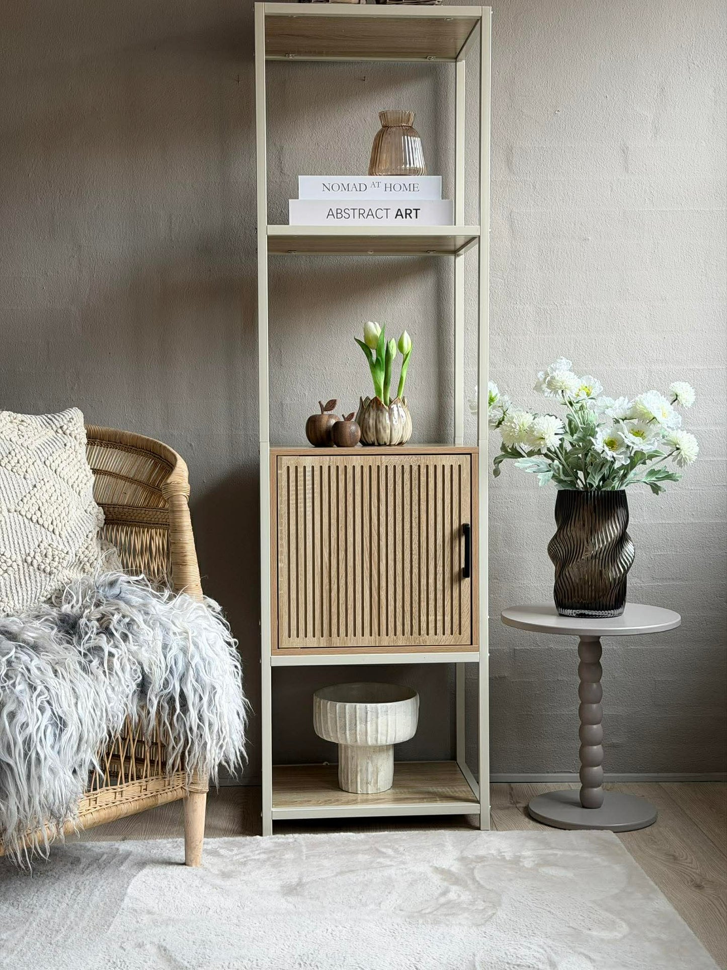 Sidebord - Taupe 35xH40 cm