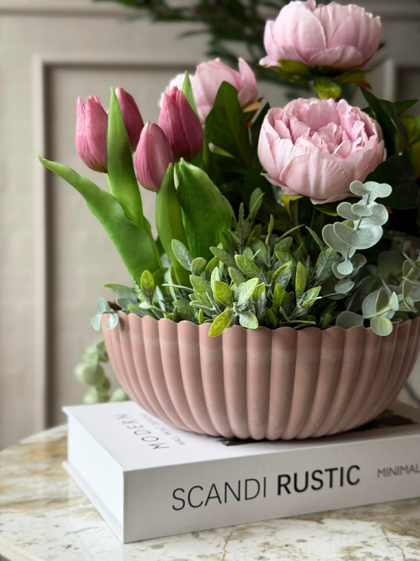 Bowl i beton look - Rosa