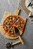 Pizza skærebræt med 2 redskaber