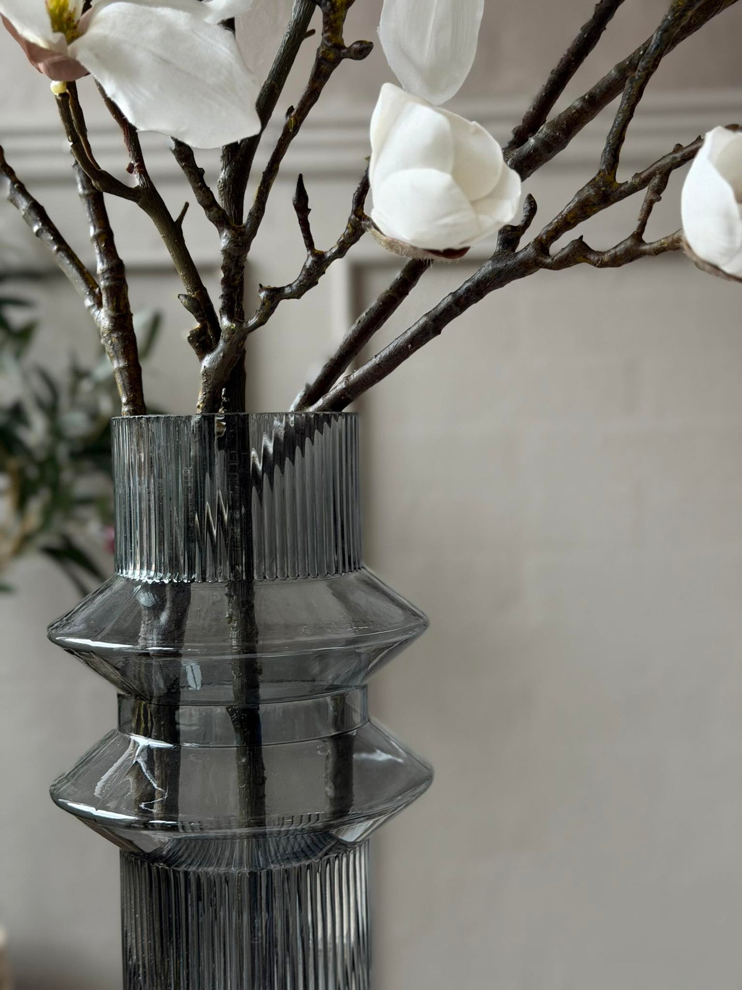 Vase Curv grey
