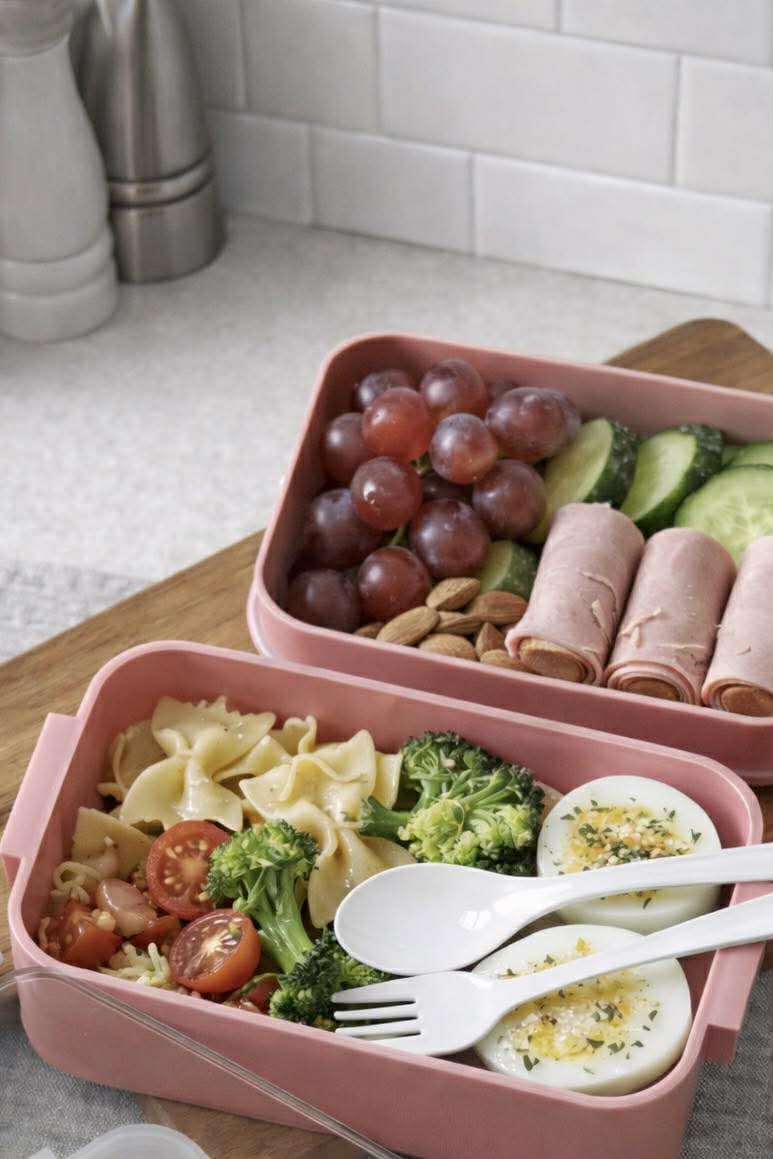 Madkasse med ske og gaffel - Colormix