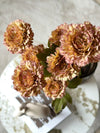 Blomst stilk 70 cm - Brændte farver