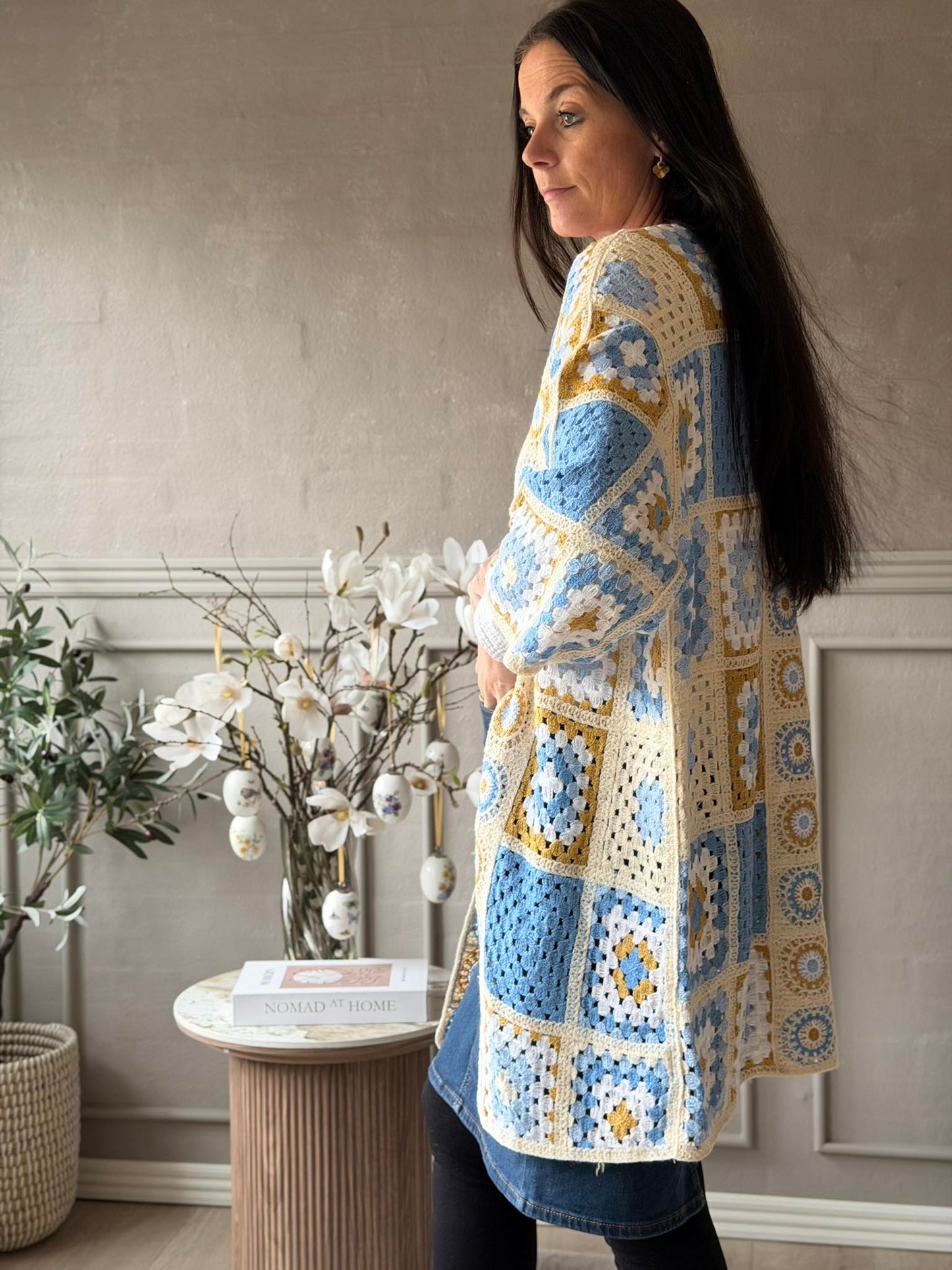 Cardigan Boho - Blue