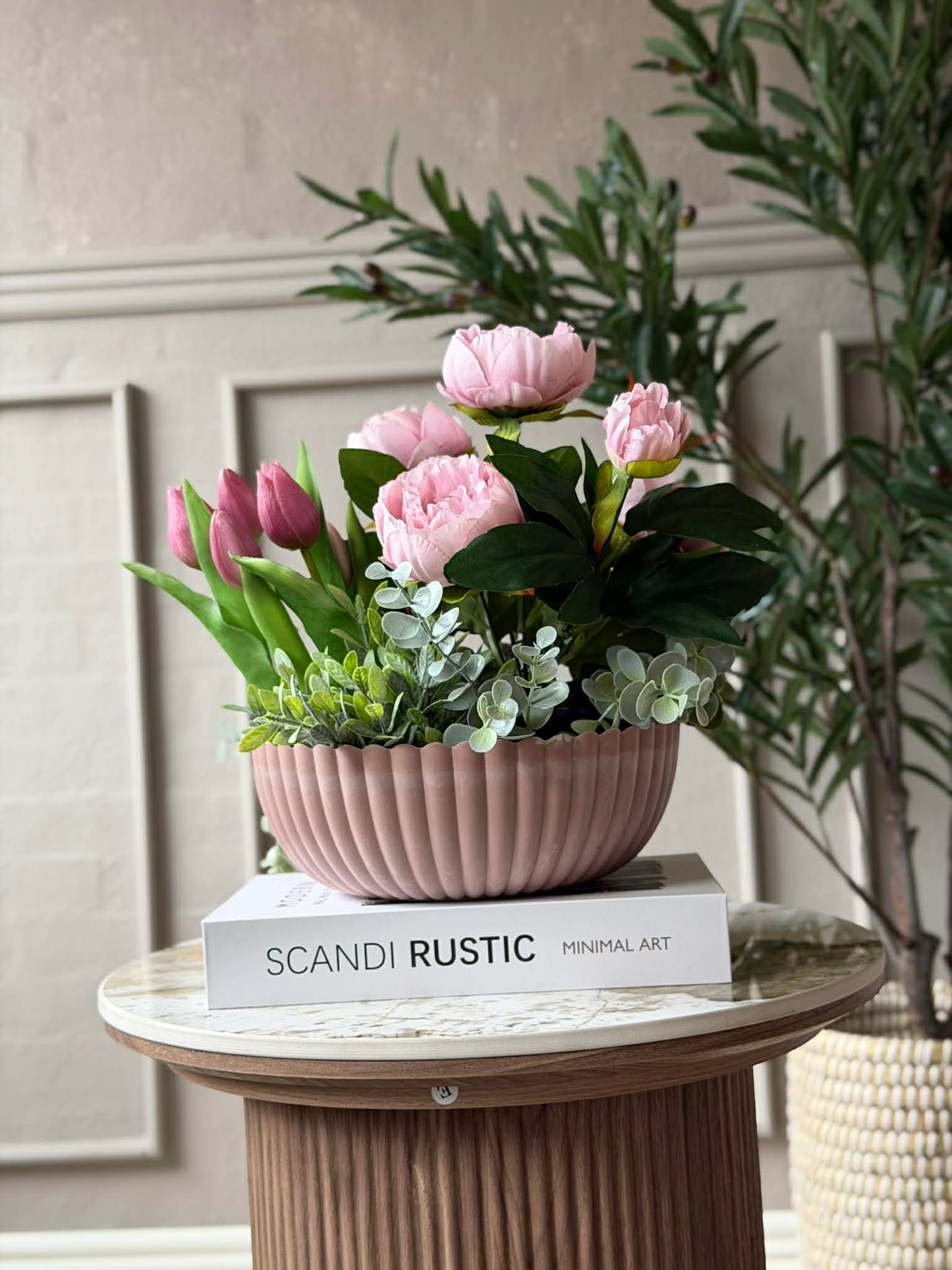 Bowl i beton look - Rosa