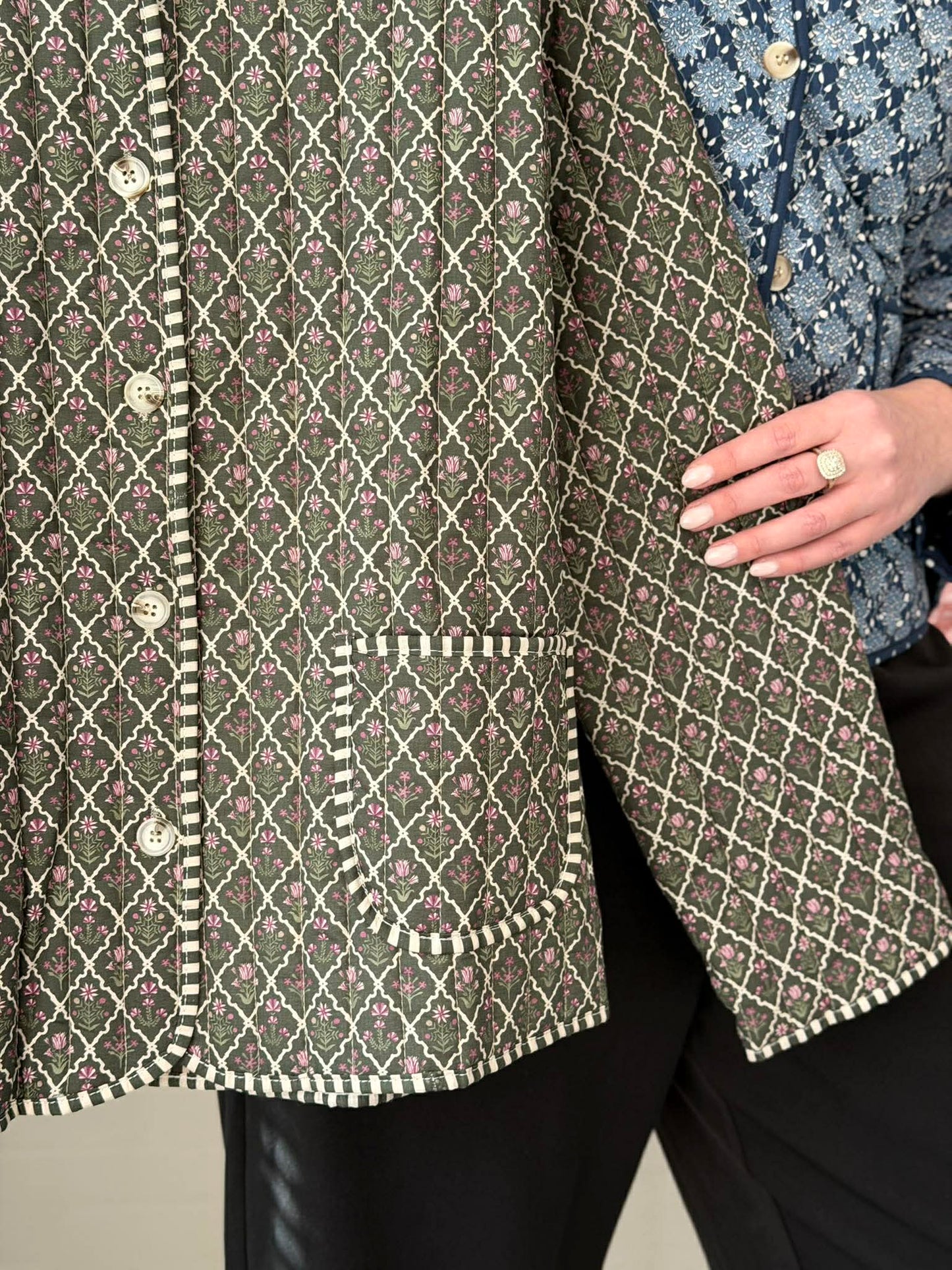 Jakke Quilt Military