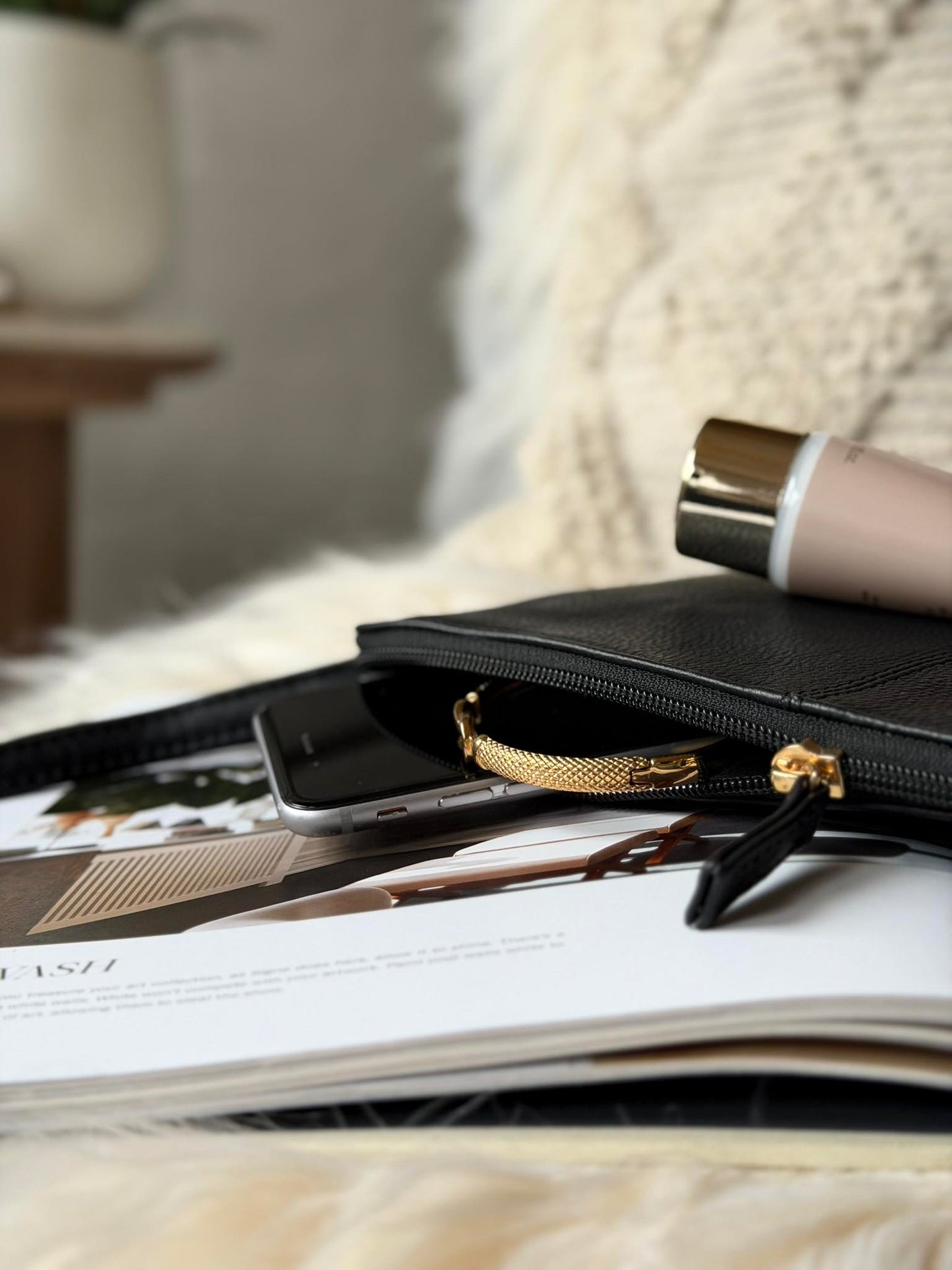 Clutch Misse - Black / Gold