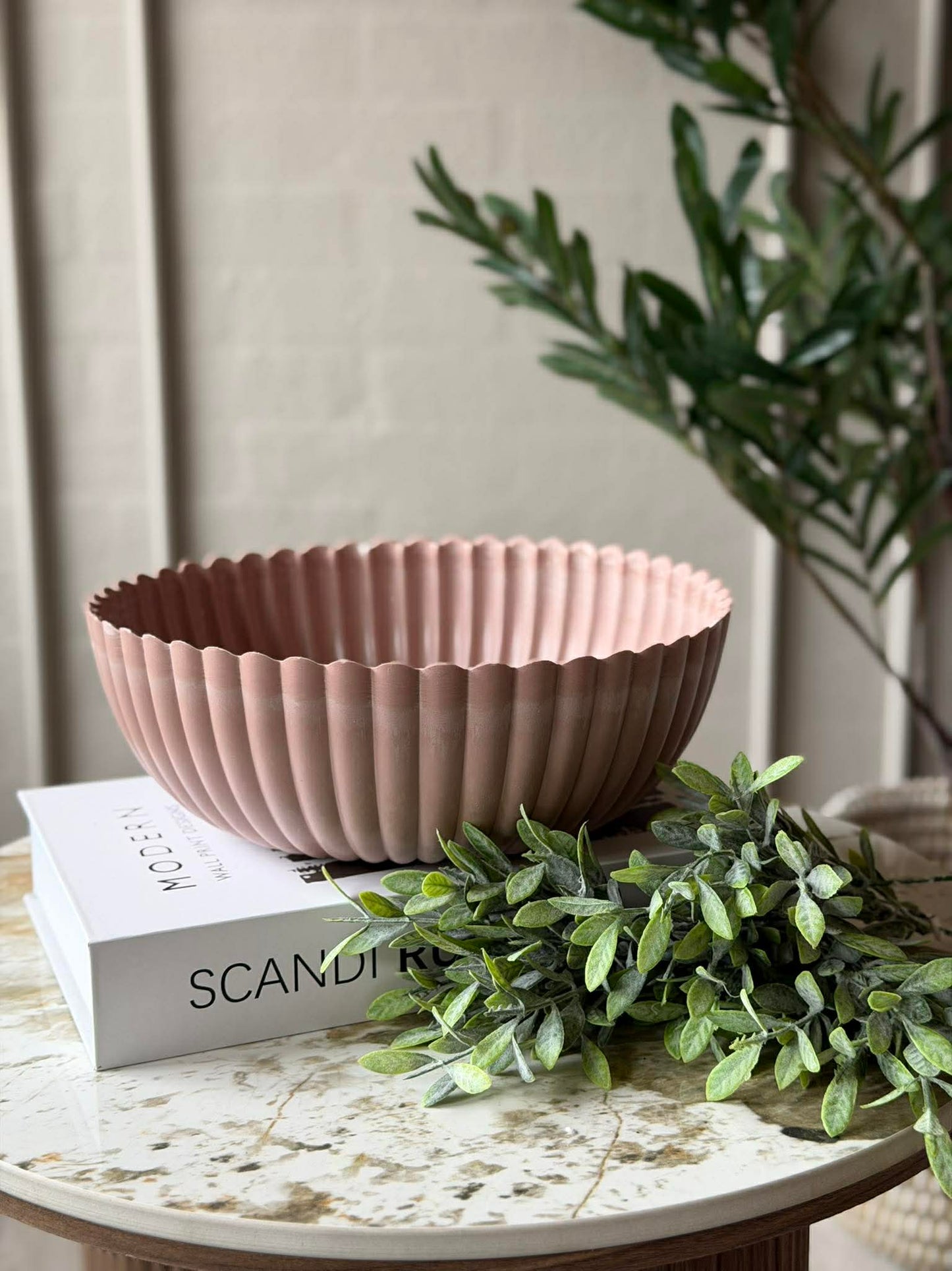 Bowl i beton look - Rosa