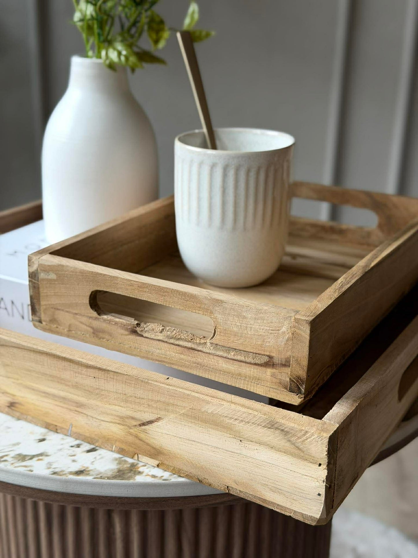 Bakke Teak - Sæt af 3 stk.