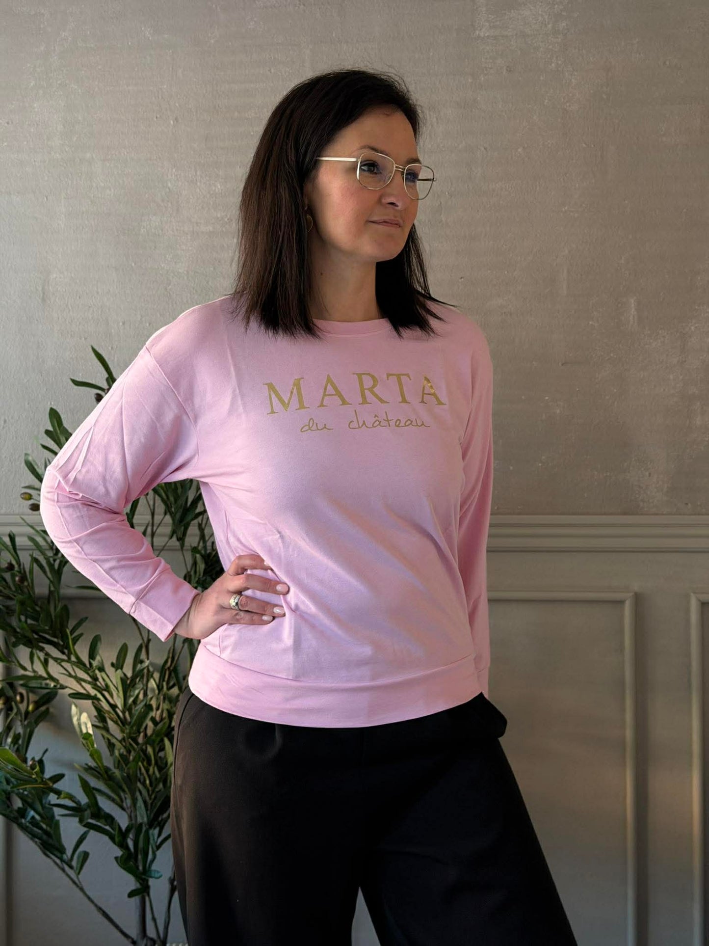 Sweatshirt Marta baby pink