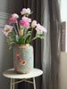 Vase Flower print  - Grøn